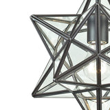 Star 9'' Wide 1-Light Mini Pendant - Oil Rubbed Bronze
