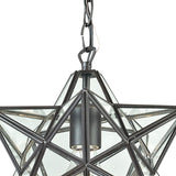 Star 9'' Wide 1-Light Mini Pendant - Oil Rubbed Bronze