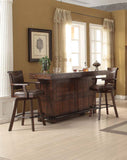 ECI Furniture Gettysburg Spectator Bar Stool, Dark Distressed - Set of 2 Dark Distressed Wood solids and veneers