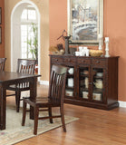 ECI Furniture Gettysburg Dining Server, Distressed Dark Dark Distressed Wood solids and veneers