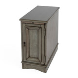 Harling Silver Satin Cabinet