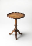 Dansby Vintage Oak Pedestal  Side Table