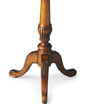 Butler Specialty Dansby Olive Ash Pedestal  Side Table 1482101