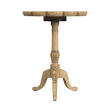 Butler Specialty Dansby Pedestal Accent Table XRT Antique Beige Wood Solids, Resin, Wood Veneers 1482424-BUTLER