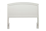 Alpine Furniture Baker Queen Panel Bed, White 977-W-01Q White Mahogany Solids & Veneer 65 x 86 x 54