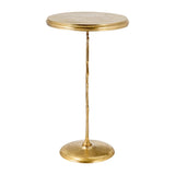 Sagebrook Home Contemporary Metal, 14"d/25"h, Gold Starfish Side Table, Kd 17706-02 Gold Aluminum