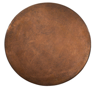 Hekman Furniture 15106 Rnd Hmmrd Cpr Lamp Table 15106