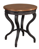 Hekman Furniture 15106 Rnd Hmmrd Cpr Lamp Table 15106
