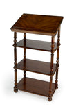 Alden Vintage Oak 4-Tier Library Stand