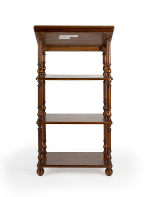 Butler Specialty Alden Vintage Oak 4-Tier Library Stand 1512001