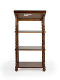 Butler Specialty Alden Vintage Oak 4-Tier Library Stand 1512001