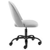 Alby Office Chair in Gray with Black Base