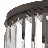 Palacial 12'' Wide 1-Light Semi Flush Mount - Oil Rubbed Bronze