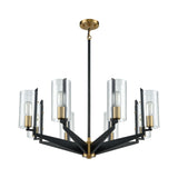 Blakeslee 33'' Wide 8-Light Chandelier - Matte Black