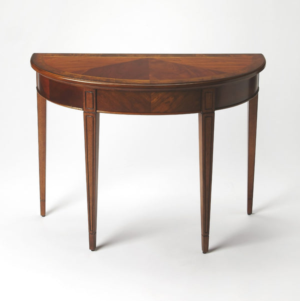 Butler Specialty Hampton Olive Ash Demilune  Console Table 1533101