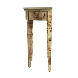 Butler Specialty Hampton Demilune Light Burl 36" Console Table XRT Light Burl Rubberwood Solids,MDF, Burl wood Veneer from Cherry and/or Maple 1533443-BUTLER