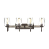 Dillon 30'' Wide 4-Light Vanity Light - Vintage Rust