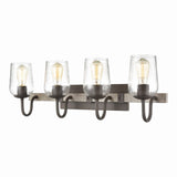 Dillon 30'' Wide 4-Light Vanity Light - Vintage Rust