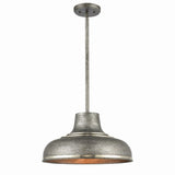 Kerin 16'' Wide 1-Light Pendant - Polished Nickel