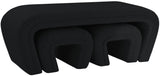 Odelia Boucle Fabric Contemporary Bench