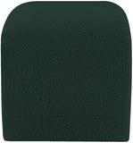 Odelia Boucle Fabric / Engineered Wood / Foam Contemporary Green Boucle Fabric Bench - 48" W x 19" D x 17.5" H