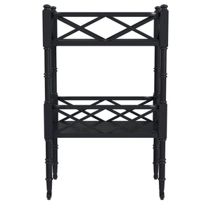 Butler Specialty Foster Black Licorice 2 Tier Bar Cart 1565111