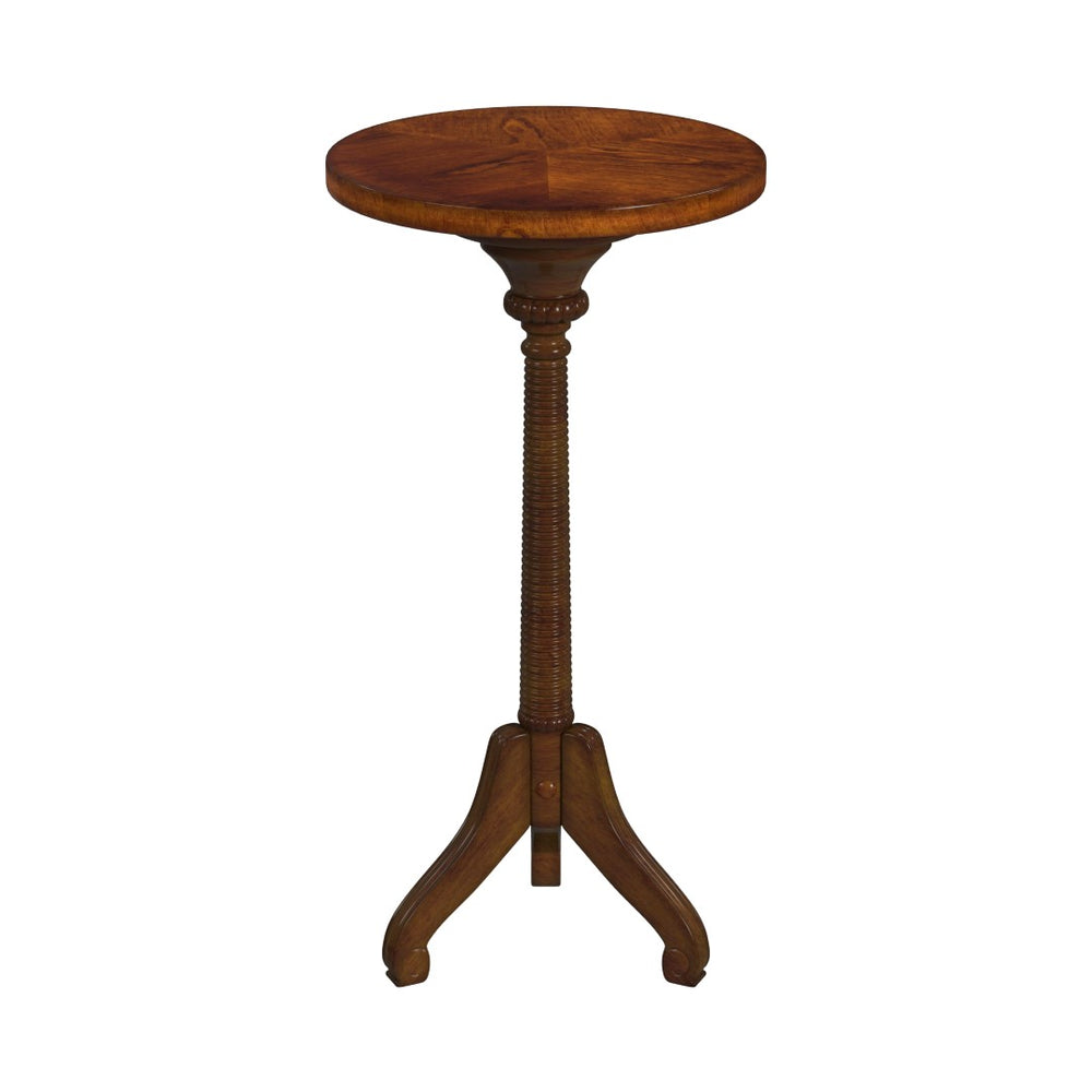 Butler Specialty Florence Pedestal Accent Table XRT Antique Cherry Poplar hardwood solids, MDF 1583011-BUTLER