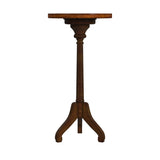 Butler Specialty Florence Pedestal Accent Table XRT Antique Cherry Poplar hardwood solids, MDF 1583011-BUTLER