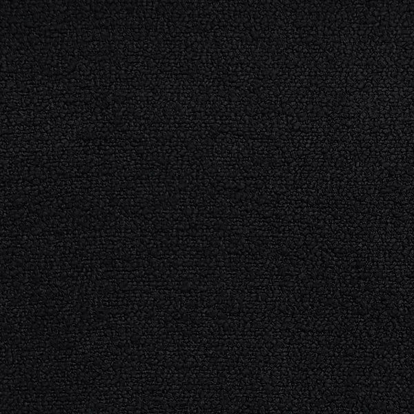 Nolita Boucle Fabric / Solid Wood / Foam Mid-Century Modern Black Boucle Fabric Chair - 40.5" W x 32.5" D x 32" H