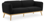 Nolita Boucle Fabric Mid-Century Modern Sofa