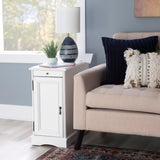 Butler White Accent Table W/Usb