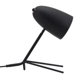 Zuo Modern Jamison Steel Modern Commercial Grade Table Lamp Black Steel