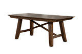 Alpine Furniture Brayden Dining Table 2019-01 Espresso Acacia Solids & Veneer 72 x 36 x 30