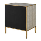 New Pacific Direct Arista Faux Shagreen Side/ End Table 1600088-NPD