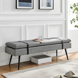 New Pacific Direct Zuney Fabric Bench 1600090-572-NPD