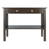 Winsome Wood Stafford Console Hall Table, Oyster Gray 16033-WINSOMEWOOD