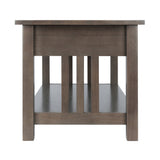 Winsome Wood Stafford Coffee Table, Oyster Gray 16040-WINSOMEWOOD