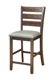 Emery Set of 2 Pub Height Chairs, Walnut