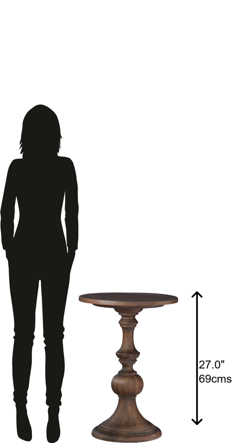 Hekman Furniture Napa Valley Chairside Pedestal Table 16110