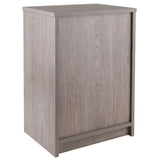 Winsome Wood Rennick Accent Table, Nightstand, Ash Gray 16115-WINSOMEWOOD