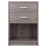 Winsome Wood Molina Accent Table, Nightstand, Ash Gray 16216-WINSOMEWOOD
