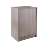 Winsome Wood Molina Accent Table, Nightstand, Ash Gray 16216-WINSOMEWOOD