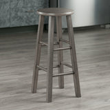 Winsome Wood Ivy Bar Stool, Rustic Gray 16230-WINSOMEWOOD