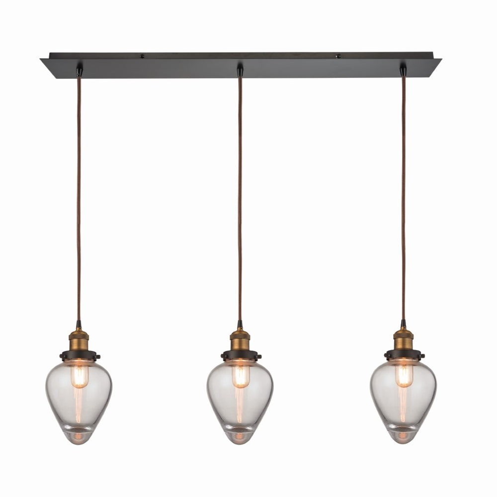 Bartram Configurable Multi Pendant - Antique Brass