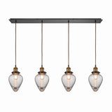 Bartram Configurable Multi Pendant - Antique Brass