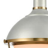 Jenna 16'' Wide 1-Light Pendant - Satin Silver