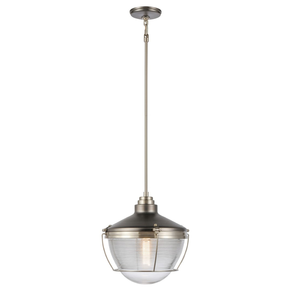 Seaway Passage 14'' Wide 1-Light Pendant - Black Nickel