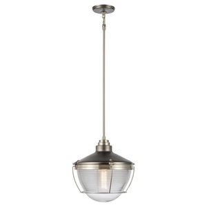 Seaway Passage 14'' Wide 1-Light Pendant - Black Nickel