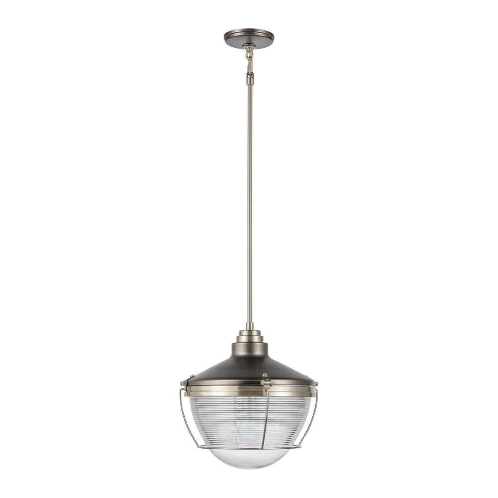 Seaway Passage 14'' Wide 1-Light Pendant - Black Nickel