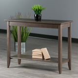 Winsome Wood Santino Console Hall Table, Oyster Gray 16648-WINSOMEWOOD